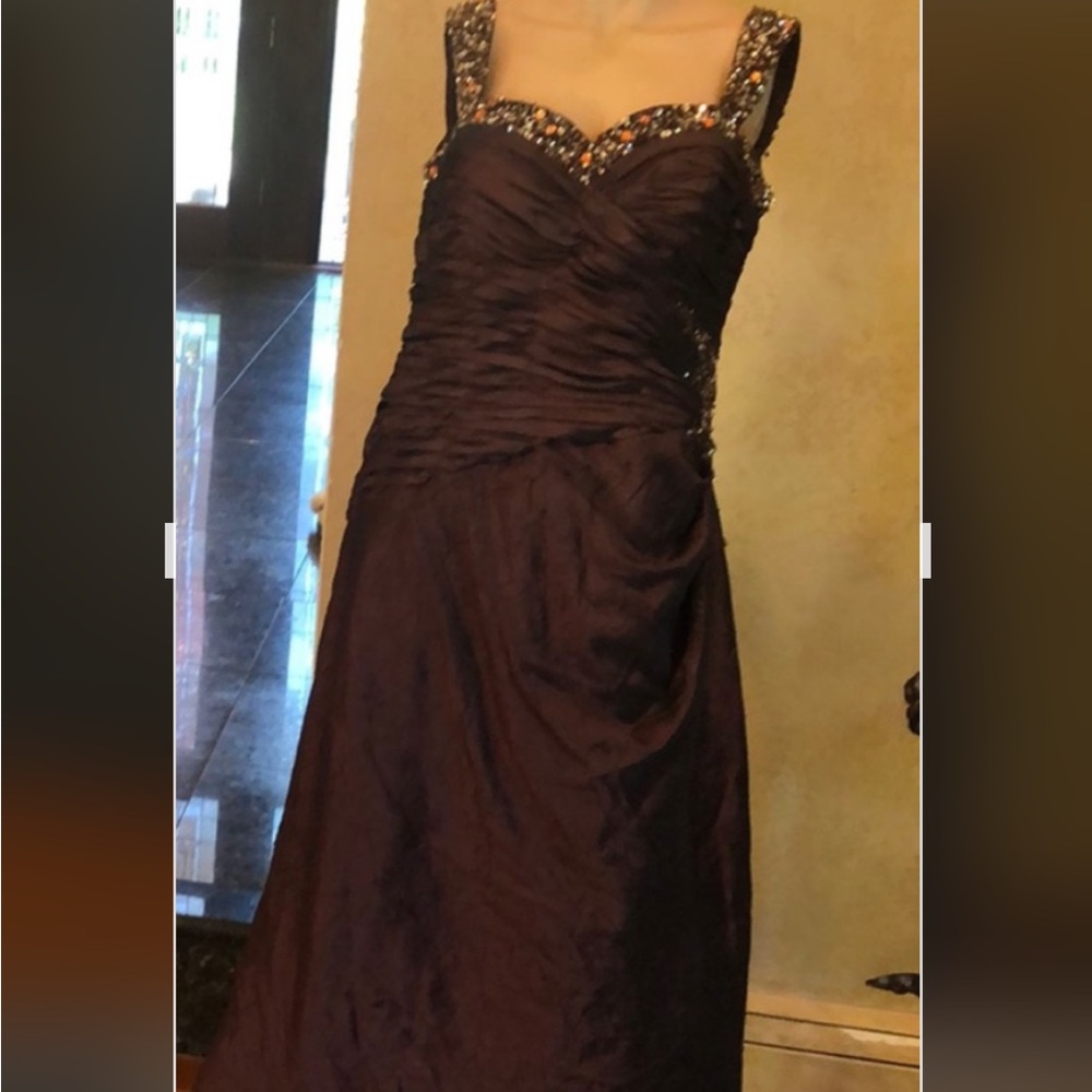 Elegant Purple Evening Gown